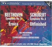 Beethoven, Schubert - Beethoven Symphony No.3, Eroica - Schubert Symphony No.8, Unfinished