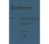 BEETHOVEN - Sonata Op. 27 nº 2 en Do Sost. menor "Claro de Luna" para Piano (Urtext)