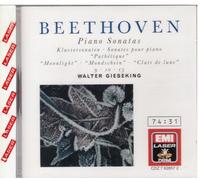 Beethoven : Sonates n° 8 Patetica, 9, 10, 13, 14 Chiar Di Lu / CD Walter Gies...