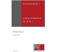 Beethoven String Quartet No. 1: Pocket Score Paperback Book By Mark Schuster