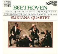 Beethoven: String Quartet No. 3 in D major, Op. 18 No. 3; String Quartet No. 6 in B-flat, Op. 18, No. 6 [IMPORT]