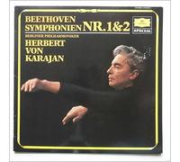 Beethoven Symphonien 1 und 2. Karajan. LP Vinyl.