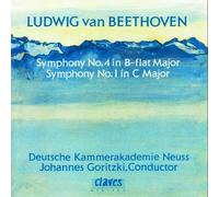 Beethoven : Symphonies N° 1 & 4. Goritzki