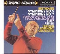 Beethoven : Symphonies n° 5 et n° 7 - Ouvertures de Coriolan et de Fidelio
