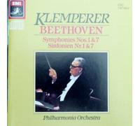 Beethoven : Symphonies Nos. 1 & 7 / Sinfonien Nr. 1 und 7 (Japan Import - 1985)