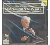 Beethoven: Symphonies Nos. 4 & 7 ~ Karajan by Ludwig van Beethoven [Audio CD]