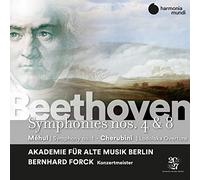 Beethoven : Symphonies Numéros 4 et 8 - Méhul : Symphonie Numéro 1 Ludwig Van Beethoven (Compositeur), Étienne-Nicolas Méhul (Compositeur), Luigi Cherubini (Compositeur), Bernhard Forck (Interprète), Akademie für Alte Musik Berlin (Interprète)