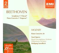 Beethoven : Symphony n° 9, Choral & Piano Concerto n° 5 / Mozart : Piano Concerto n° 20