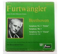 Beethoven: Symphony No. 3 (Eroica) / No. 5 No. 9 (Choral) (3 Record Box Set) / Furtwängler Conducts The Berlin Philharmonia (Recordedin 1942 - 1944) / Soloists: Peter Anders, Elisabeth Höngen, Tilla