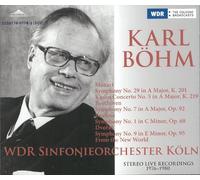 Beethoven: Symphony No. 7,Mozart: Violin Concerto No. 5,Dvorak: Symphony No. 9,Brahms: Symphony No. 1, Mozart: Symphony No. 29 Christian Altenburger, Violin, Karl Bohm WDR Sinfonieorchester Koln