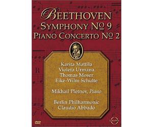 Beethoven - Symphony No. 9 & Piano Concerto No. 2 / Abbado, Pletnev, Berlin Philharmonic