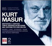 Kurt Masur – Beethoven, Thiele et Miki – CD – Édition 85e anniversaire