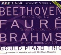 Beethoven: Trio in G Op.1/2/ Faure: Trio in D minor Op. 120/ Brahms: Trio in C minor Op 101/BBC Music Vol. 4 No. 12