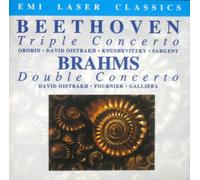 Beethoven - Triple Concerto; Brahms - Double Concerto- DAVID OISTRAKH, Alceo Galliera, FOURNIER, OBORIN, kNUSHEVITZKY, SARNET