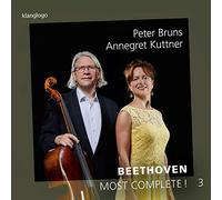 Beethoven : uvres pour violoncelle et piano, vol. 3. Bruns, Kuttner.