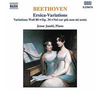 Beethoven – Variations « Eroica » et Woo 34, 70 et 80 – Jando, piano – NAXOS