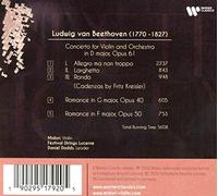 Beethoven Violin Concerto / 2 Romances by Midori [Audio CD] NEUF