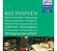 Beethoven : Violin Concerto, Romances, Piano Concerto n° 5 Emperor / Mozart : Piano Concerto n° 20