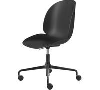 Beetle Chaise de Bureau Noir Mat/Noir