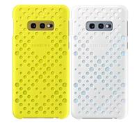 Beetlecase Coque perforee Blanc & Jaune Galaxy S 10 E