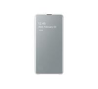 Beetlecase Etui Clear View Cover Blanc Galaxy S 10 EF-ZG973CWEGWW