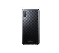 Samsung Coque rigide pour Galaxy A7 (2018) Noir/Transparente