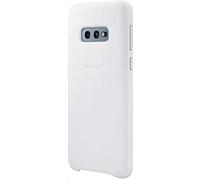 Beetlecase Samsung Galaxy S10E Leather Cover Case Blanc
