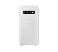 Beetlecase Samsung Housse en Cuir pour Galaxy S10 Blanc