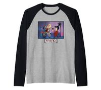 Beetlejuice and Lydia Super Shocked Manche Raglan