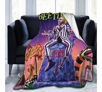 Beetlejuice Couverture multifonctionnelle ultra douce en micro polaire, super douce, chaude, confortable, en peluche, pelucheuse pour canapé, salon ou lit pour toutes les saisons