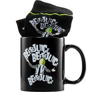 Beetlejuice - Ensemble bonnet/chaussettes TA13146 (39.5 EU - 45.5 EU) (Noir/Blanc)