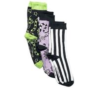 BEETLEJUICE Femme Chaussettes multicolore EU 35-38