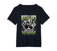 Beetlejuice Group Band T-Shirt, Femme Grandes Tailles, Noir, 1X