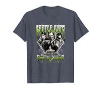 Beetlejuice Group Band T-Shirt, Homme, Bleu Chiné, XL