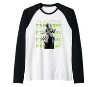 Beetlejuice It's Showtime Repeat Manche Raglan