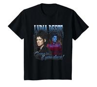 Beetlejuice Lydia Homage T-Shirt, Enfant, Noir, 10 Ans