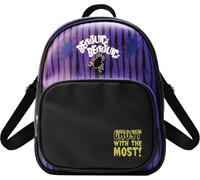 Beetlejuice Mini Sac À Dos De Voyage Noir Avec Sangles Réglables, Cadeaux De Cinéma, Marchandises Et Accessoires, 25 Cm De Haut