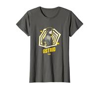 Beetlejuice PAPL1096 Pose Gothique Astrid Pose Halloween T-Shirt, Femme, Asphalte, XXL