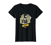 Beetlejuice PAPL1096 Pose Gothique Astrid Pose Halloween T-Shirt, Femme, Noir, XL