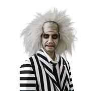 Beetlejuice Perruque Adultes Halloween Hommes Femmes Bonnet Chauve sous Licence