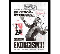Beetlejuice - Poster encadré "Exorcisme" PM10991 (40 cm x 30 cm) (Blanc/Noir)