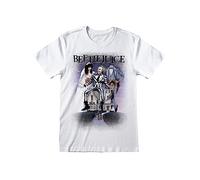 BEETLEJUICE Poster White Homme T-Shirt Manches Courtes Blanc L