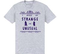 Beetlejuice - "Strange And Unusual" T-shirt pour homme/femme unie PN382 (XL) (Gris chiné)