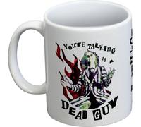 Beetlejuice - Tasse à café "You're Talking To The Dead Guy" PM11193 (Taille unique) (Blanc)