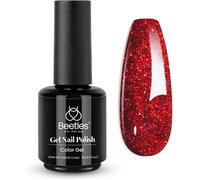 Beetles 15 Ml Rose Vernis Semi Permanent Étincelle, Baie Vin Vernis À Ongles Gels Sèche Sous Lampe Uv/Led, Cadeaux De Manucure Nail Art Bricolage