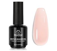 Beetles Builder Gel à ongles 7 en 1 15 ml Nude Translucent Builder Gel renforcé, extension de gel, pas de solution de slip nécessaire