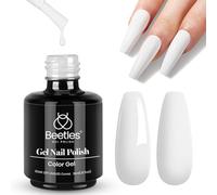 Beetles Gel Nail Polish, 1 Pcs 15ml White Color Soak Off Gel Polish Nail Art Manicure DIY Christmas Gifts Decoration at Home