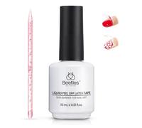 Beetles Latex Liquid Nail Simple Peel Off Cuticle Guard for Nail Art Liquid Latex Barrier Protector 15ml White