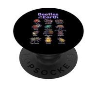 Beetles of The Earth Adorable Insecte Kawaii Bugs PopSockets PopGrip Adhésif