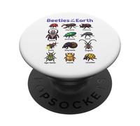 Beetles of The Earth Adorable Insecte Kawaii Bugs PopSockets PopGrip Adhésif